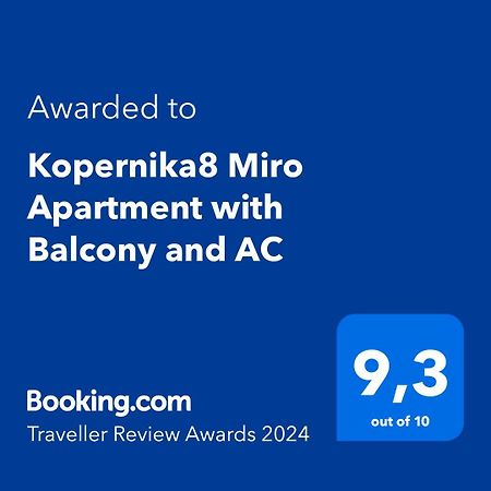 Kopernika8 Miro Apartment With Balcony And Ac Cracovia Exterior foto